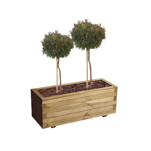 Jardinera madera rectangular Madrid