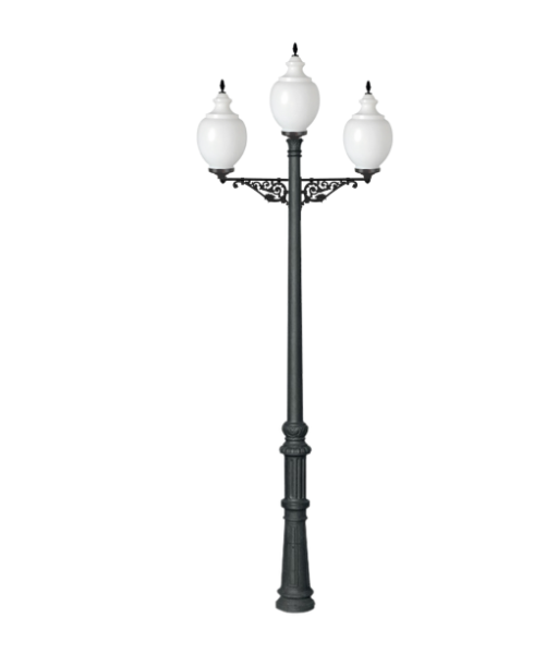 3 farola naranjo con farol gran vía
