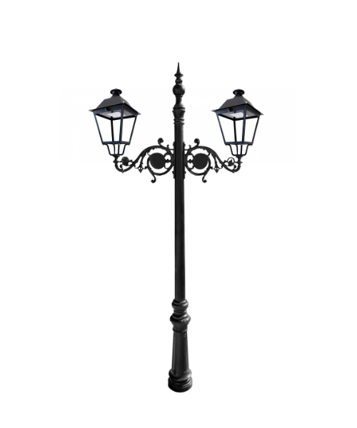 Farola villa con doble brazo isabelino Sevilla